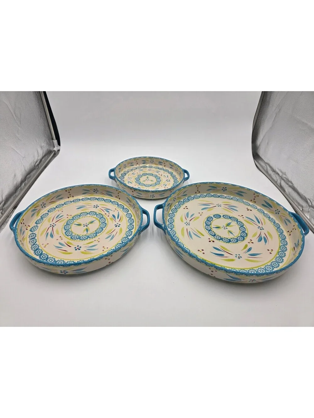 Temp-tations Old World Ceramic Baking Dishes Set of 3